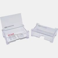 Deli Business visiting Card Holder /Card Box- Transparent 1 pcs_img_4