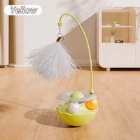 Interactive Tumbler Cat Toy – Endless Fun with Feather Play! 🐾 | Keep Your Cat Active & Entertained_img_3