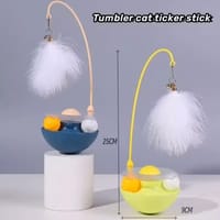 Interactive Tumbler Cat Toy – Endless Fun with Feather Play! 🐾 | Keep Your Cat Active & Entertained_img_5