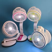 Rechargeable MHR Mini Folding Fan with LED Light & Power Bank_img_9
