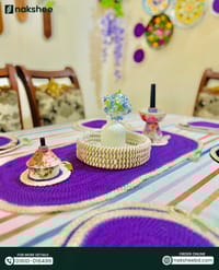 ২৬ পিসের জুট টেবিল ম্যাট সেট_img_4