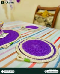 ২৬ পিসের জুট টেবিল ম্যাট সেট_img_5