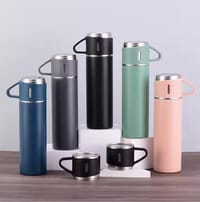 3 in 1 Vacuum Insulated Thermal Flask Cup Set_img_4