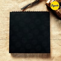 Aadim Series Square Art Book by OXYNOTE - 400 GSM Brown Card - 30 Pages - 15 Sheets_img_0