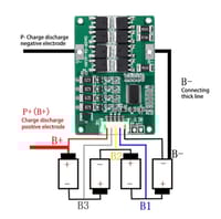 4S 20A LiFePO₄ BMS Protection Board | 3.2V Cells | 14.4V Battery Pack with Balance Charging_img_2