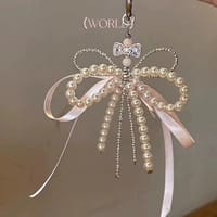 Bow pearl pendant charm_img_0