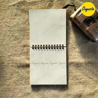 Walk Watercolor Painting Square Sketchbook by OXYNOTE_img_1