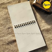 Walk Watercolor Painting Square Sketchbook by OXYNOTE_img_3