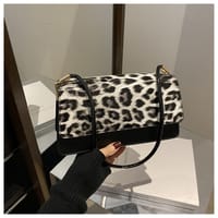 Glossy Tiger print shoulder bag_img_1