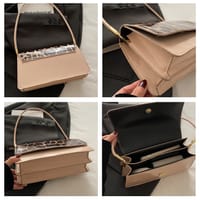 Glossy Tiger print shoulder bag_img_6