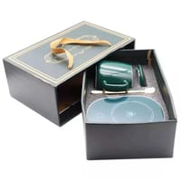 GREEN Modern Coffee Cup Saucer, For Home_img_2