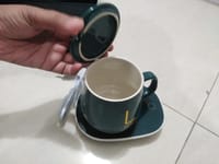 GREEN Modern Coffee Cup Saucer, For Home_img_4