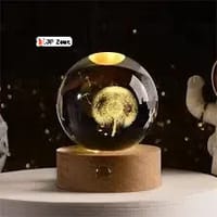 Crystal Galaxy flower ball_img_0