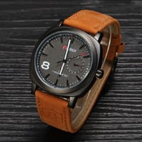 Black Analog Watch For Men_img_1