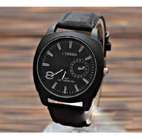 Black Analog Watch For Men_img_3