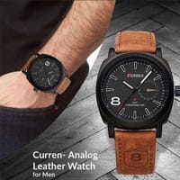 Black Analog Watch For Men_img_6