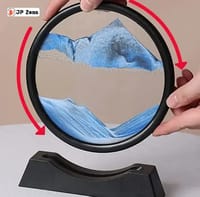 Creative 3D Moving Sand Art Hourglass Flowing Quicksand, Deep Sea, Sandscape Mountain Painting Office Home Decor Gift_img_3