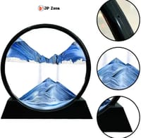 Creative 3D Moving Sand Art Hourglass Flowing Quicksand, Deep Sea, Sandscape Mountain Painting Office Home Decor Gift_img_4