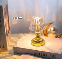 LED diamond crystal table lamp Night Light for Bed Room decoration living room atmosphere light Gift (2 X AAA Batteries)_img_2