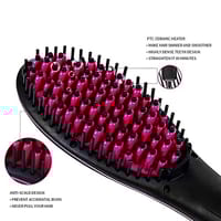 Simply Straight Ceramic Hair Straightening Brush – Ionic Hot Comb with Adjustable Temperature_img_5