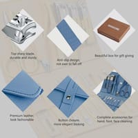 Premium 16PCS Stainless Steel Manicure & Pedicure Grooming Set_img_4