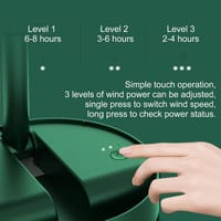 Portable Foldable USB Desk Fan – 3-Speed, Rechargeable, Quiet Cooling for Home & Travel_img_3