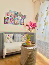 Laundry basket Round Small 18.5'' Size || লন্ড্রী বাস্কেট_img_1