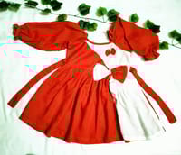 স্টাইলিশ ও ফ্যাশনেবল বাচ্চা মেয়েদের ফুলহাতা ড্রেস।_img_1