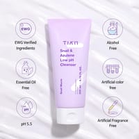 TIAM - Snail & Azulene Low pH Cleanser (200ml)_img_2