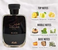 Rasasi Hawas Black EDP 10ml Decant for Men_img_1