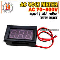 AC volt meter 70-500V 0.56" LED Digital Voltmeter Voltage Meter RED Display_img_3