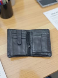 Black Chocolate Premium 100% Genuine Cow Leather Wallet_img_1
