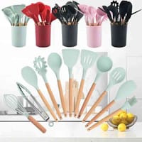 12 pieces of silicone kitchen cookware utensils_img_1
