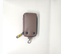 KroyShala 100% Leather Key Ring Wallet for Men – Zipper Keychain Pouch for Bikers, Car, Bike, Home, Office – Cat Style Design_img_3