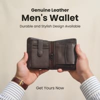 Premium 100% Genuine Cow Leather Wallet_img_0