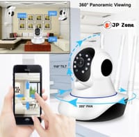 3 Antenna V380 2MP Full HD WIFT IP Camera - Q5Y 360 Degree Two-way Voice Camera_img_1