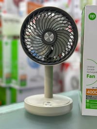 DP-7639 Rechargeable 4000mAh Battery Three Speed Modes Up-Down Adjustable Desk Fan_img_4