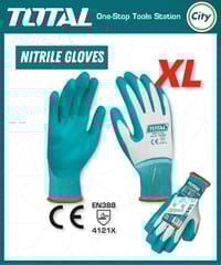 ২ জোড়া নাইলন গ্লাভস XL সাইজ TOTAL TSP12102_img_0