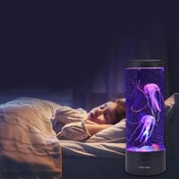Jellyfish Lava Lamp,7 Dynamic Color Changing Settings, Soft Night Light, Realistic Jellyfish Design for a Relaxing Ambiance_img_7