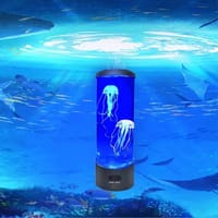 Jellyfish Lava Lamp,7 Dynamic Color Changing Settings, Soft Night Light, Realistic Jellyfish Design for a Relaxing Ambiance_img_9