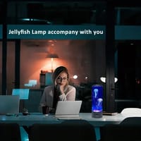 Jellyfish Lava Lamp,7 Dynamic Color Changing Settings, Soft Night Light, Realistic Jellyfish Design for a Relaxing Ambiance_img_11