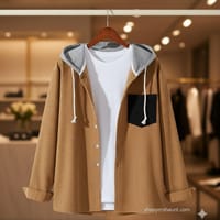 Export Quality corduroy hooded shirt for winter 0053_img_1