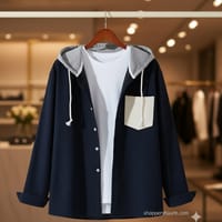 Premium corduroy hooded shirt for winter (unisex)_img_0