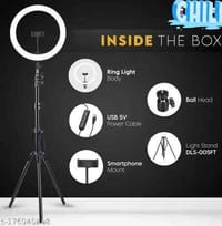 10 inch Ring Light Tripod Stand Studio SET for Youtuber-Facebook live Video Tiktok - ১০ ইঞ্চি রিং লাইট_img_2