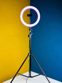 10 inch Ring Light Tripod Stand Studio SET for Youtuber-Facebook live Video Tiktok - ১০ ইঞ্চি রিং লাইট_img_3