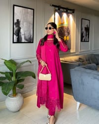 Hot pink Stitch Dress ♥️_img_1