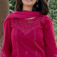 Hot pink Stitch Dress ♥️_img_3