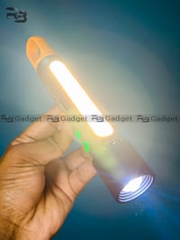 GearUP K57 PRO Rechargeable High Power Flashlight + Large COB Light_img_1