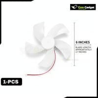 6-Inch BLDC Brushless Fan Motor | 9V/12V | 5-Blade High Airflow Cooling Fan Core_img_0