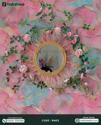 Rattan Mirror (RM02)+ Rose Vine_img_0